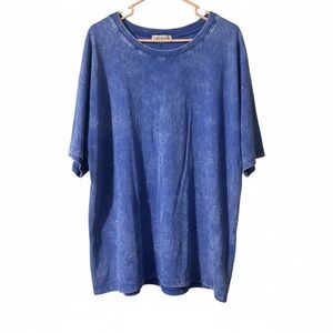 Zenana Outfitters Blue Short Sleeve Tee